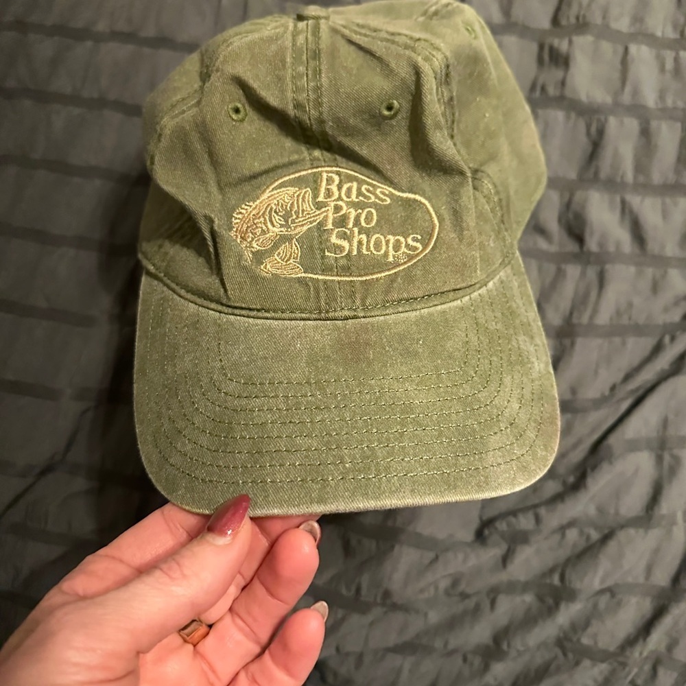 Bass Pro Shops Olive Green Hat